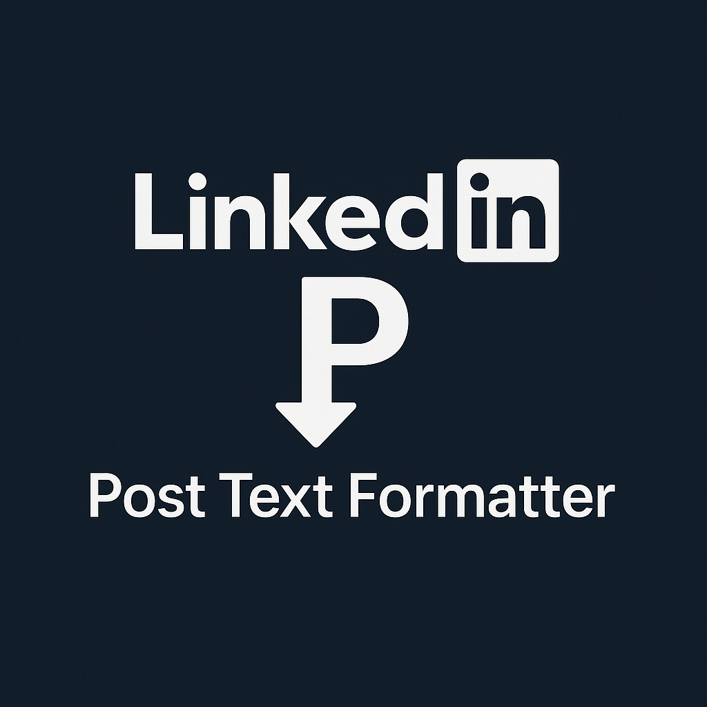 LinkedIn Post Text Formatter Logo
